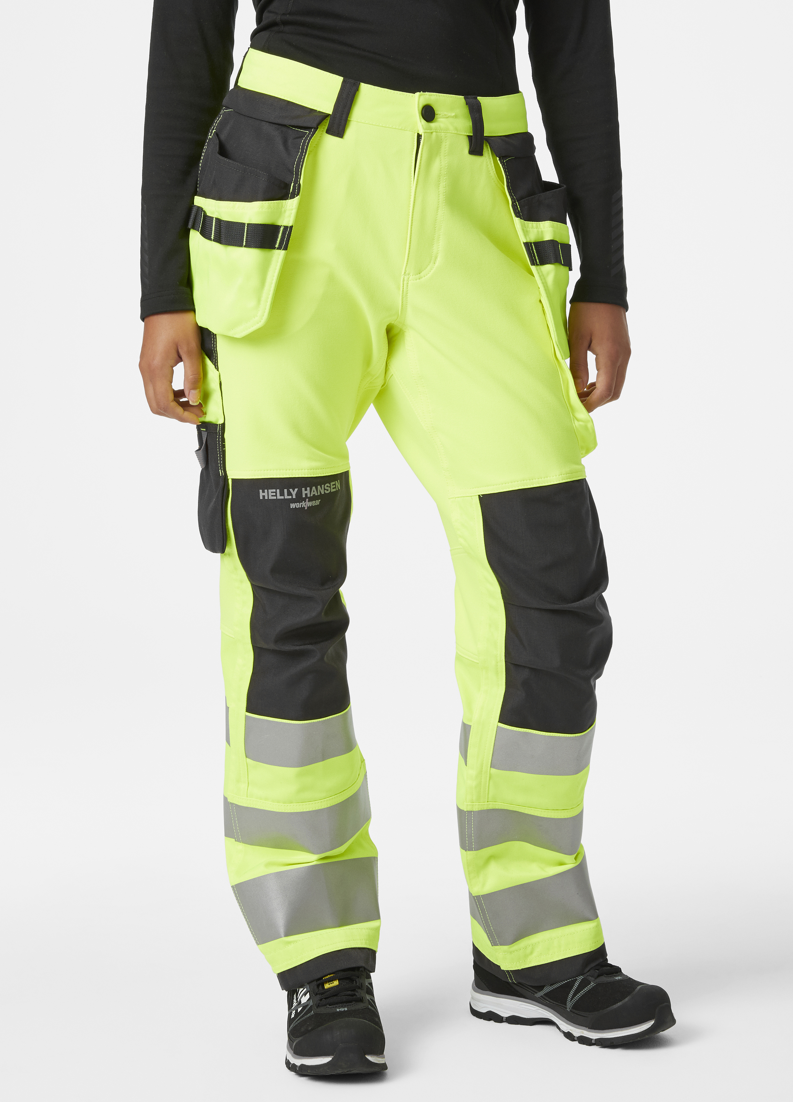 W LUNA HI VIS CONS PANT CL 2