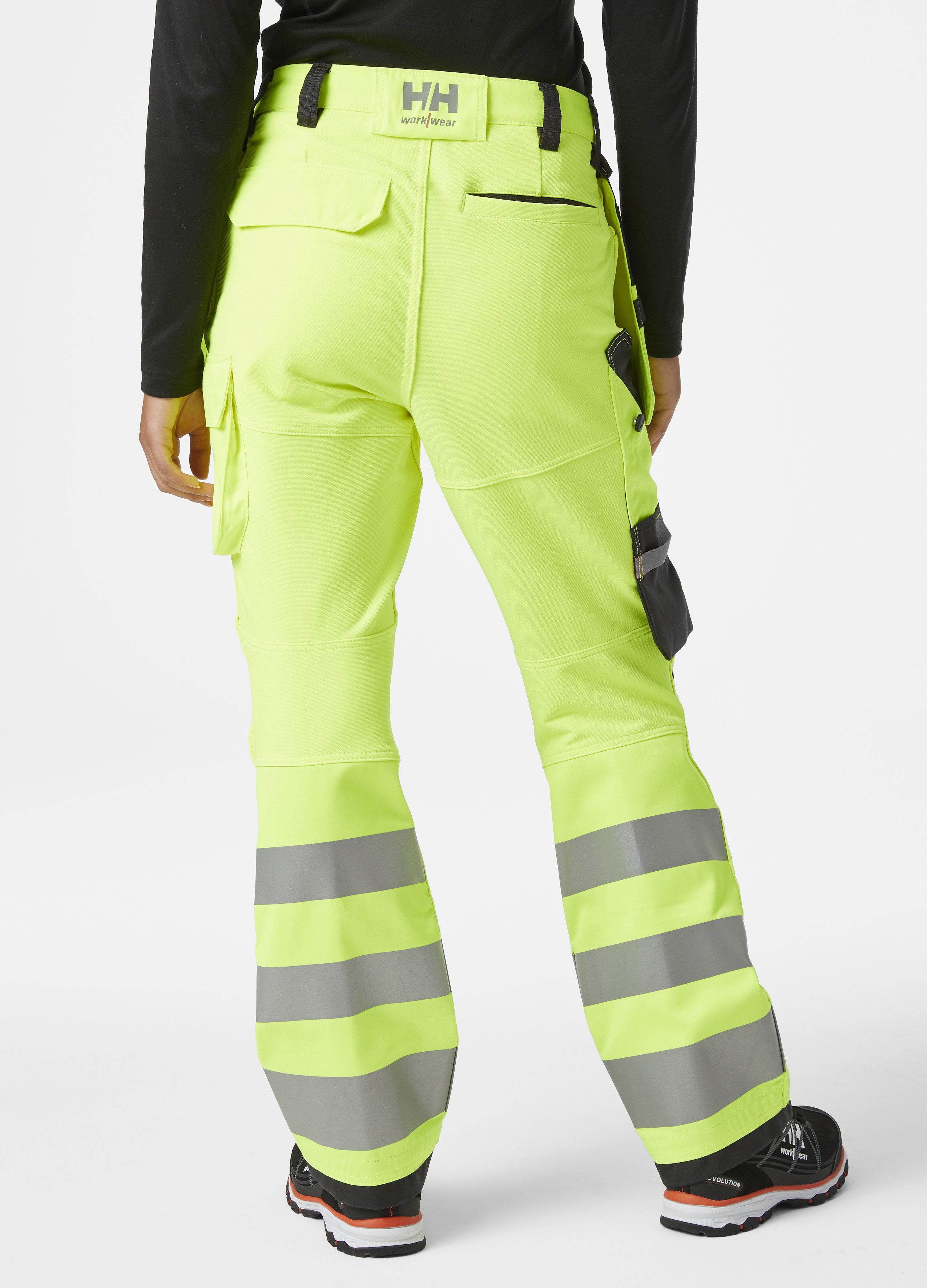 W LUNA HI VIS CONS PANT CL 2