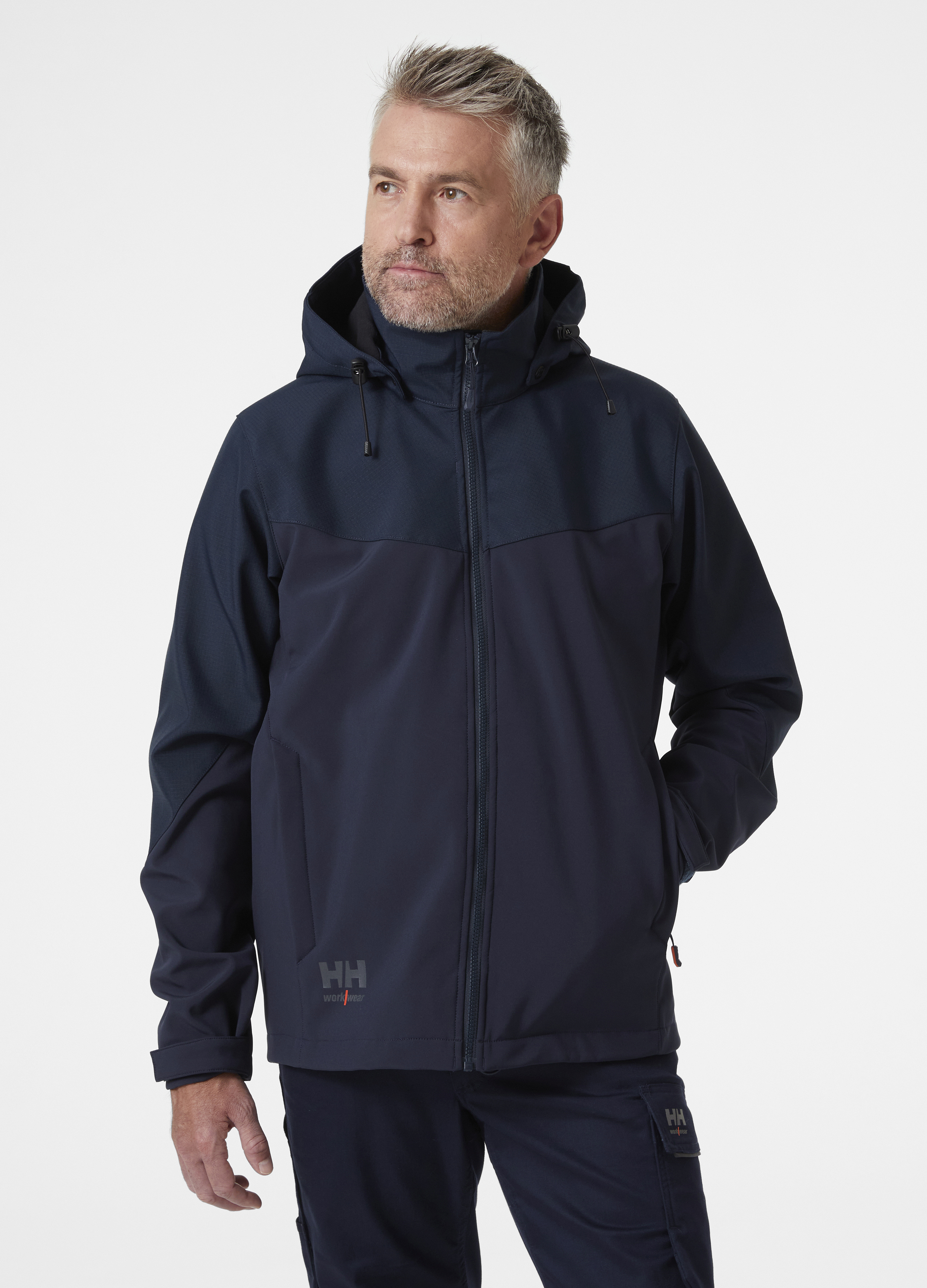 OXFORD HOODED SOFTSHELL JACKET