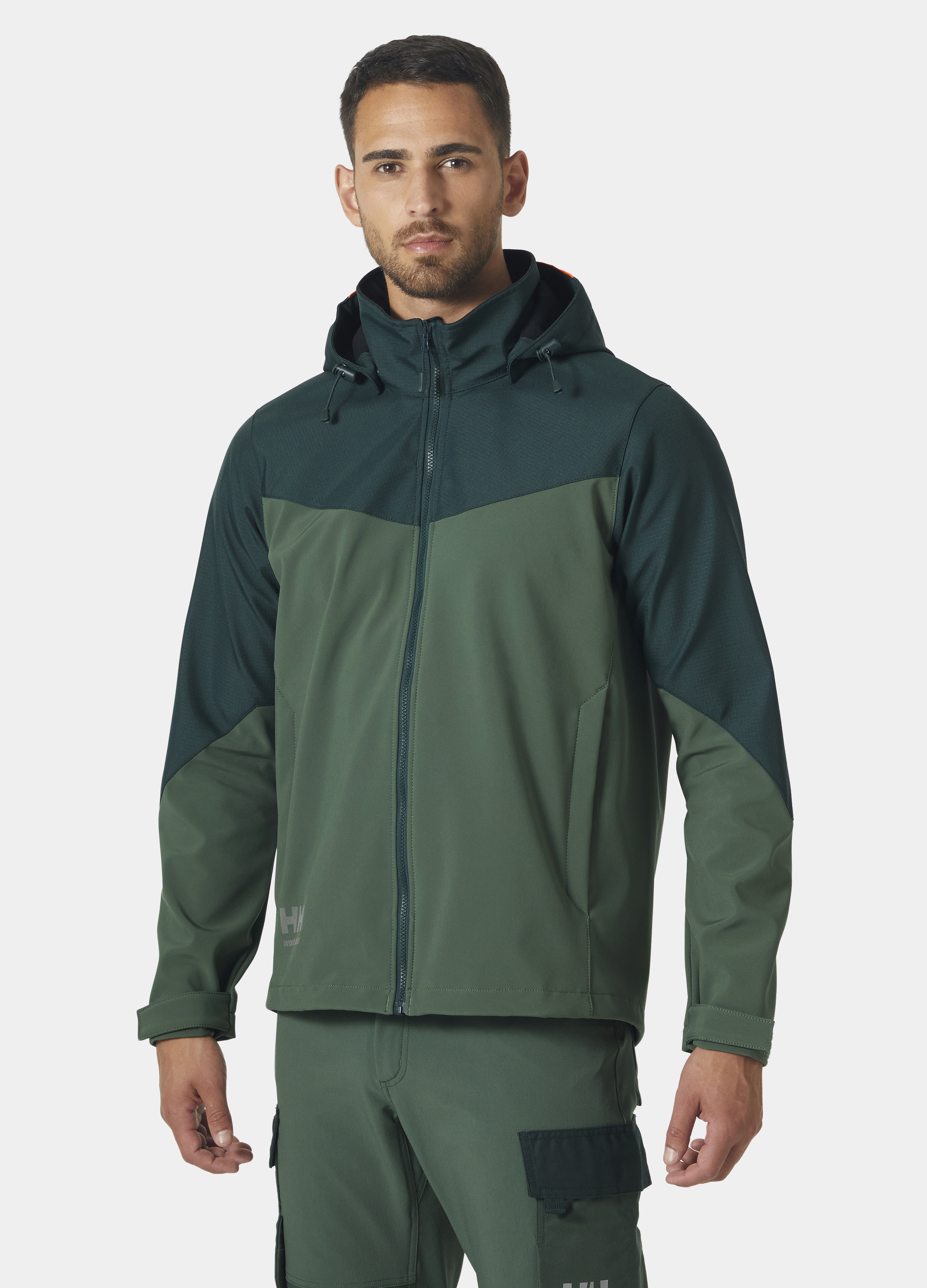 OXFORD HOODED SOFTSHELL JACKET