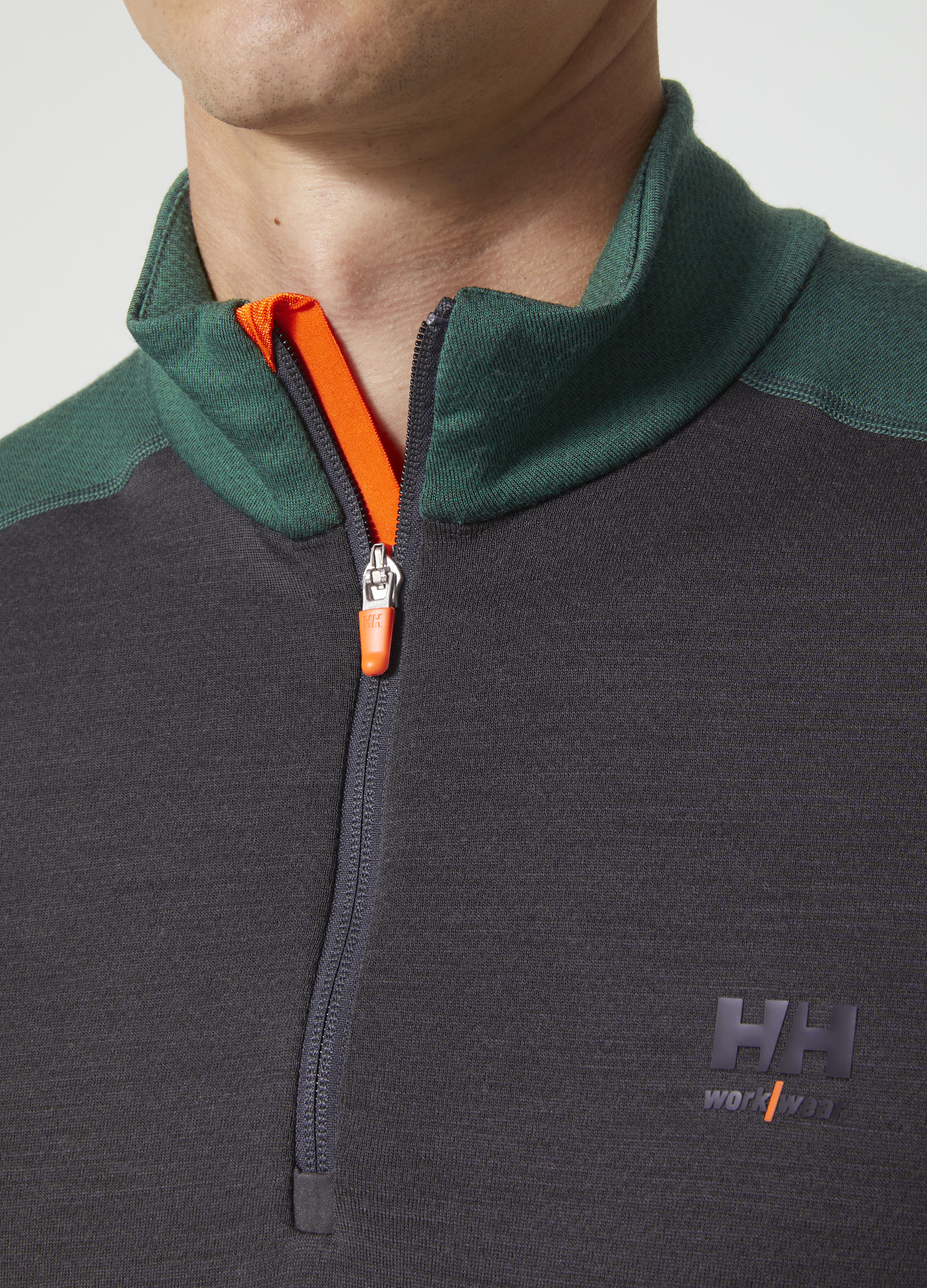 HH LIFA MERINO HALF ZIP