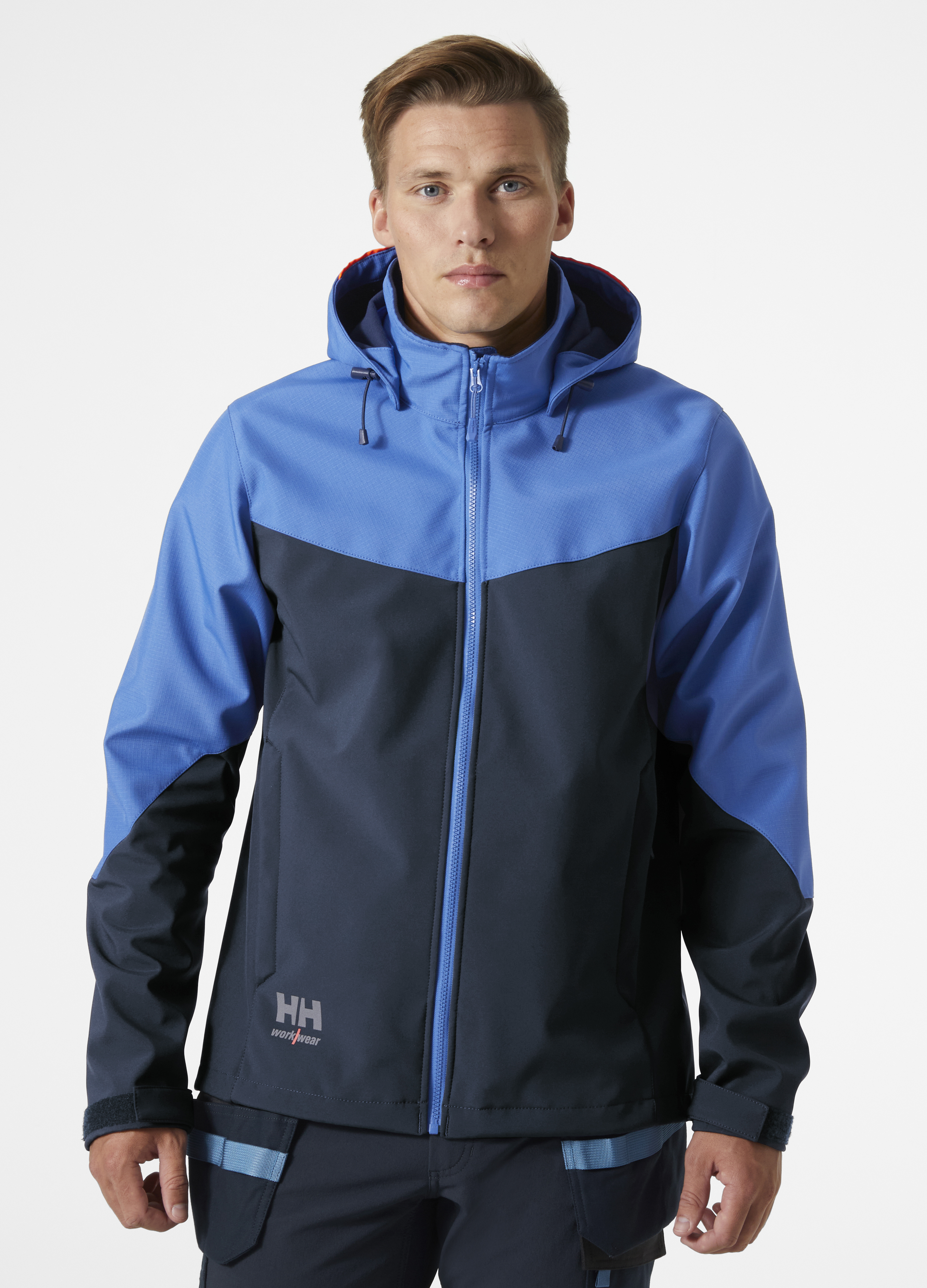 OXFORD HOODED SOFTSHELL JACKET