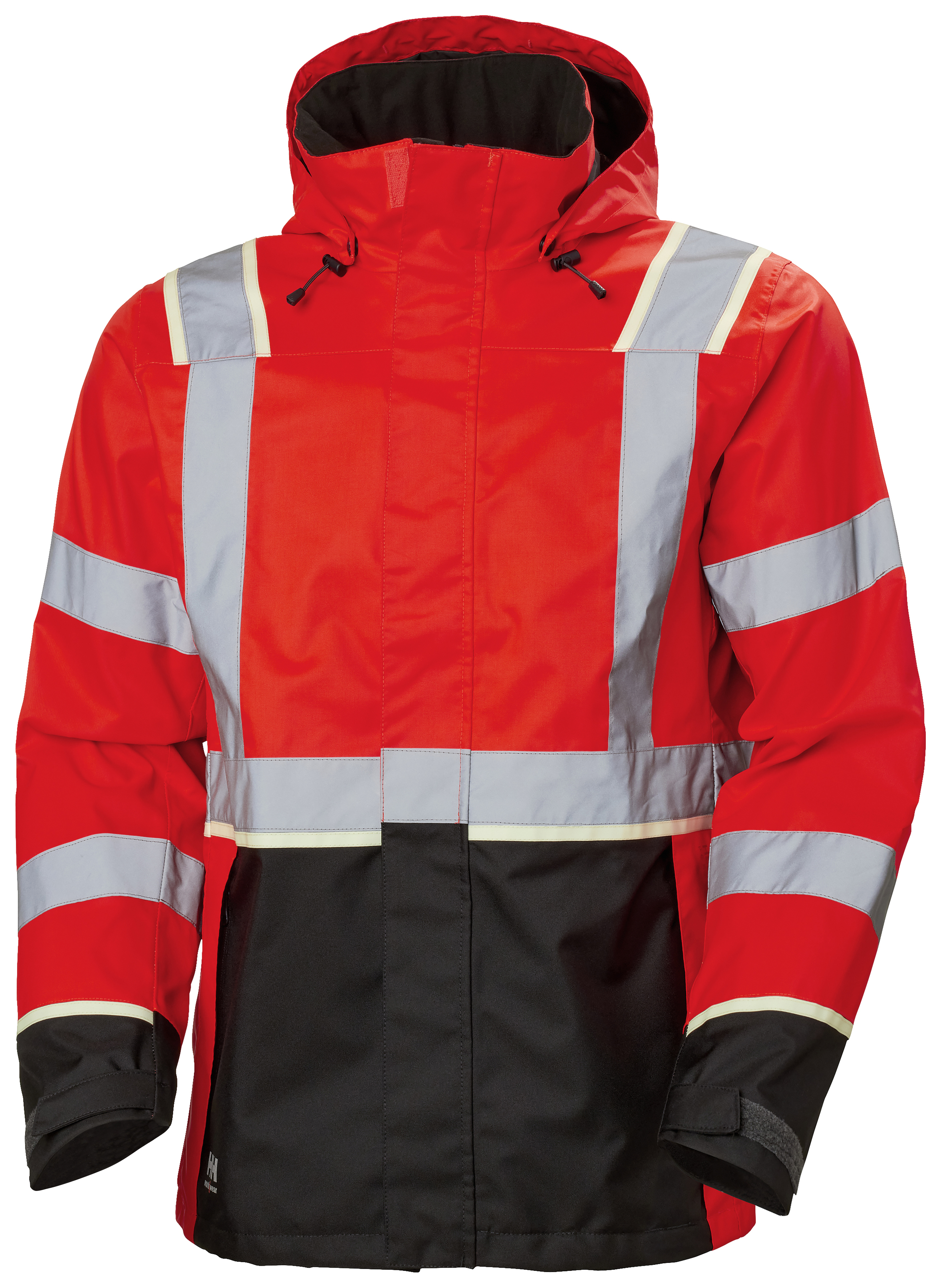 169 HI VIS RED/EBONY