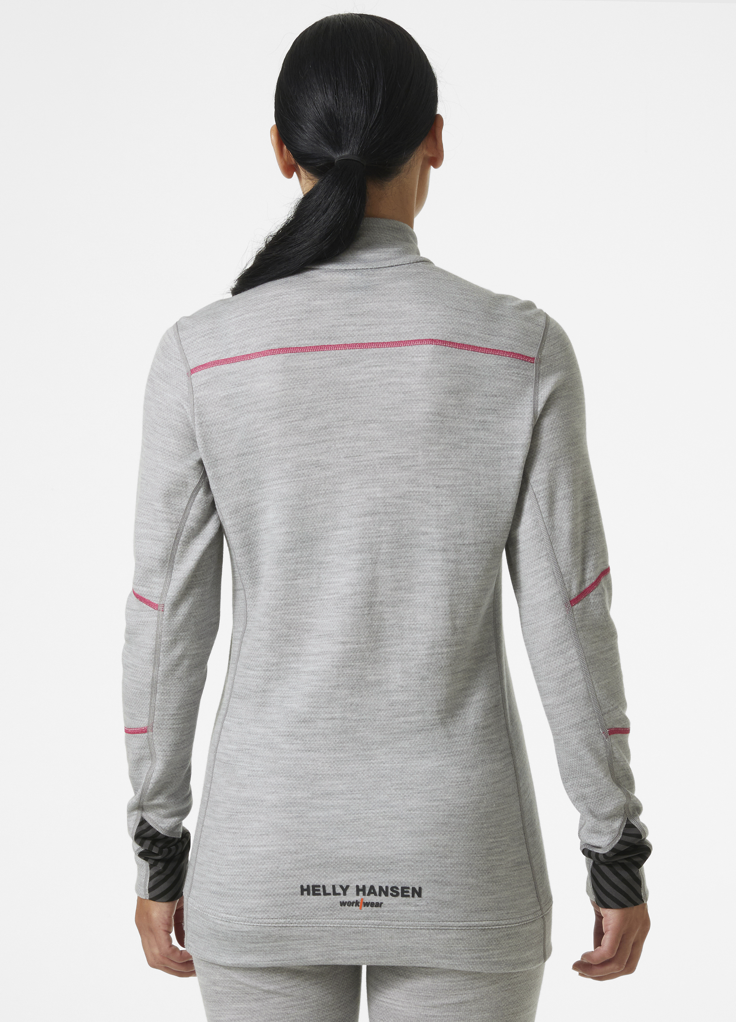 W HH LIFA MERINO HALF ZIP