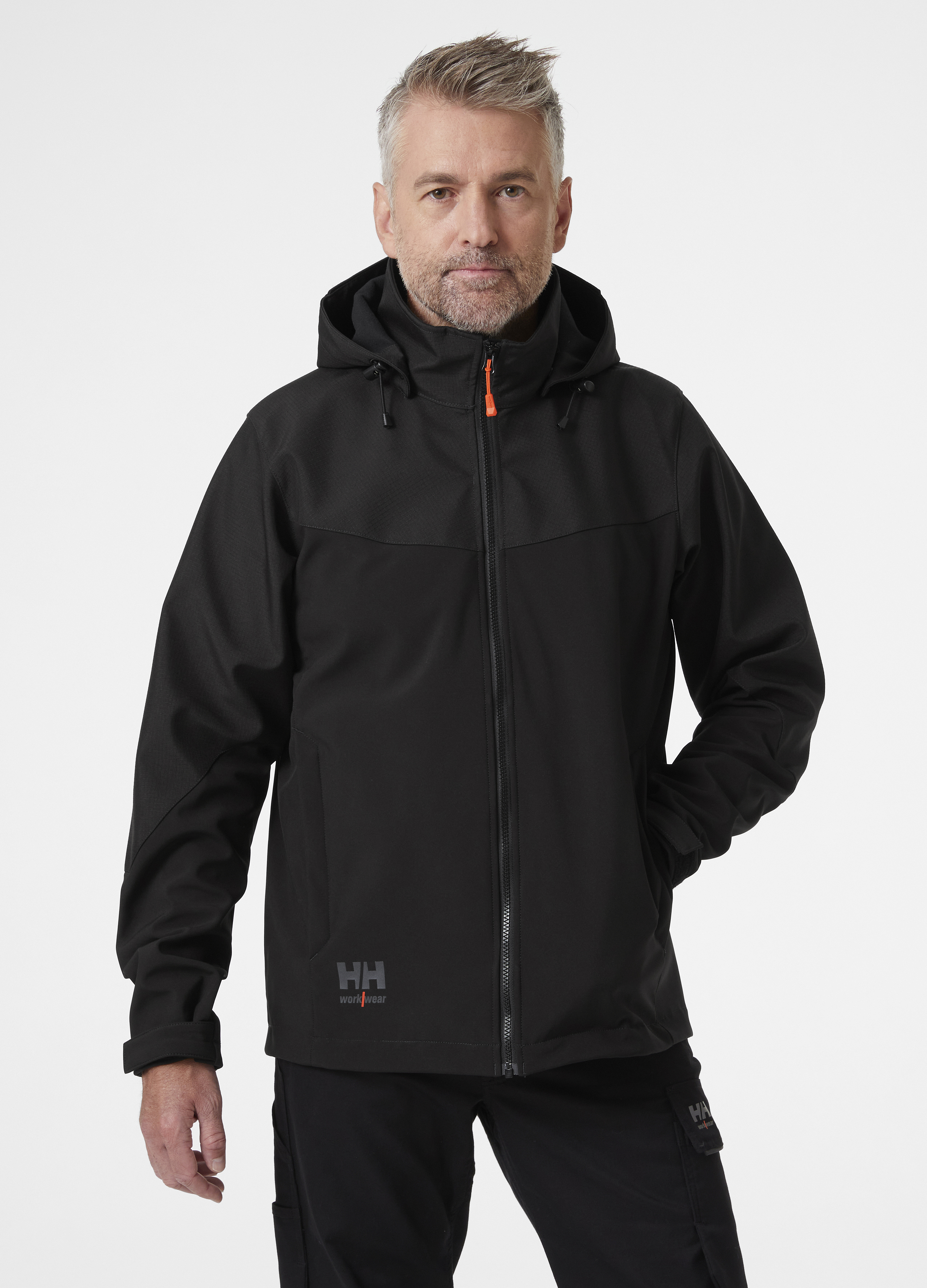 OXFORD HOODED SOFTSHELL JACKET